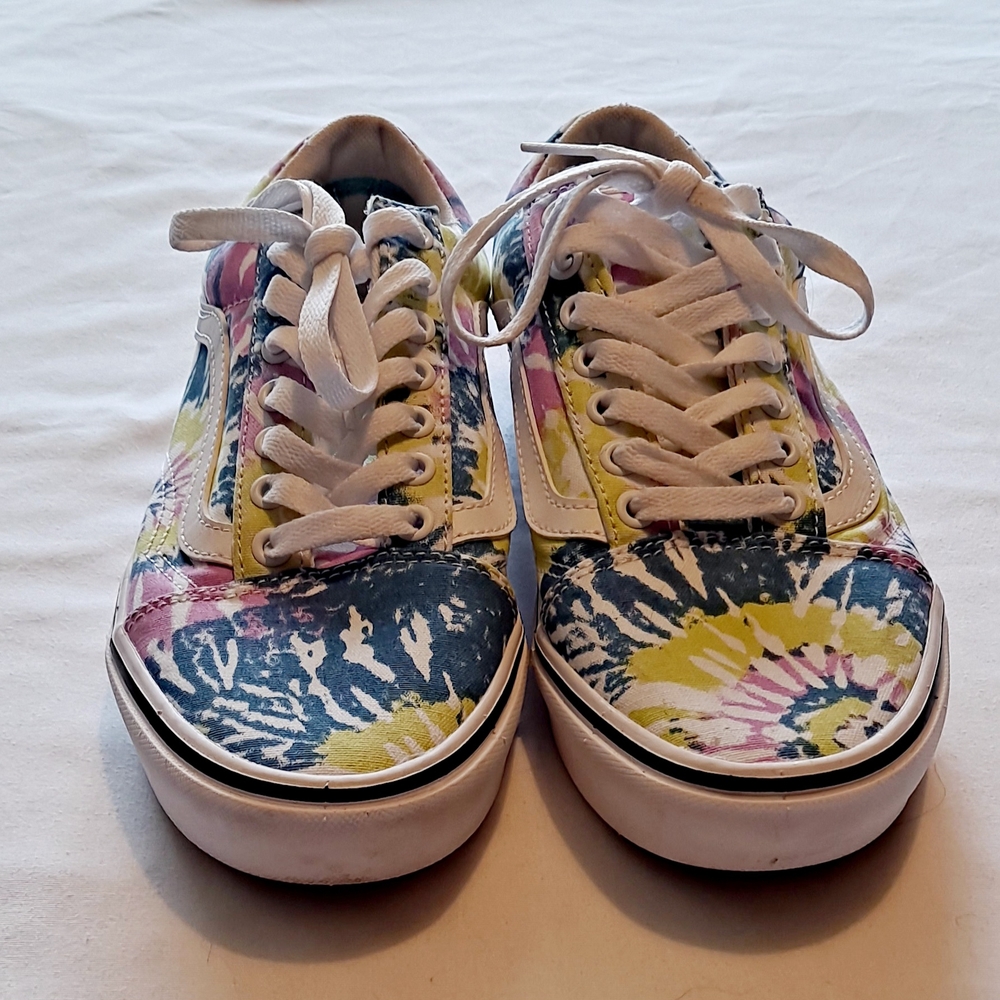 Vans Tie Died Comfy Cushion Old Skool 500383 Men's Size 8 Women's Sz 9.5 Shoes. - Picture 2 of 7